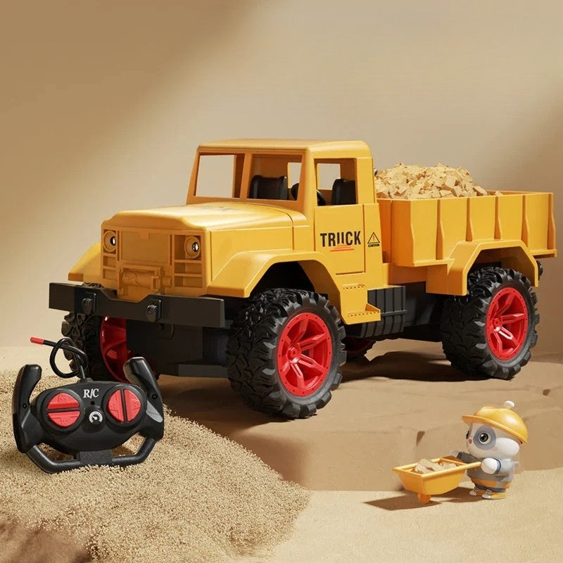RoboExcavator Alloy RC Excavator With Lights And Sound Effects