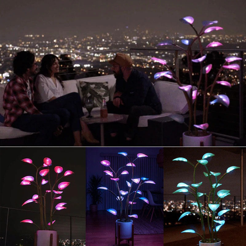 Farveskiftende LED-plante lampe fra Luminous Bloom Glow