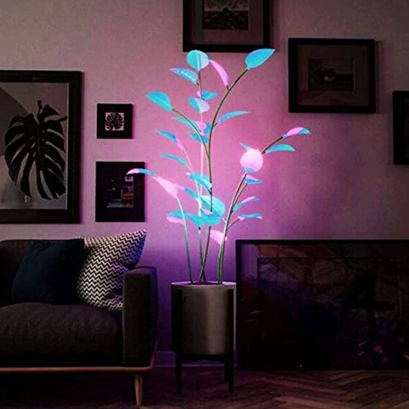 Farveskiftende LED-plante lampe fra Luminous Bloom Glow