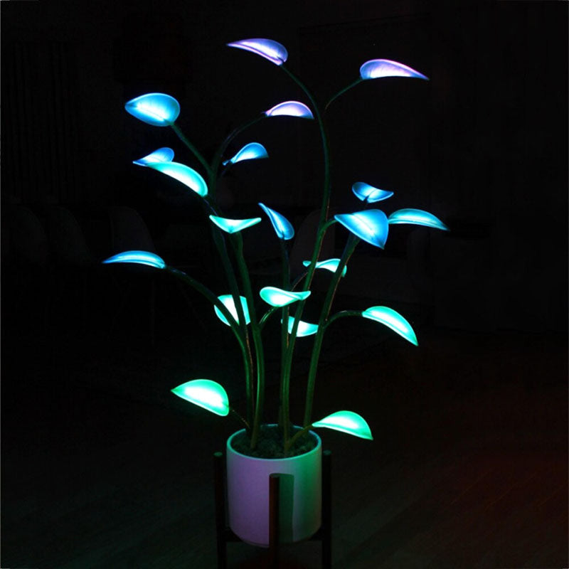 Farveskiftende LED-plante lampe fra Luminous Bloom Glow