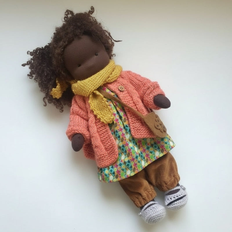 Aurelia Waldorf Cotton Doll For Creative Play And Storytelling