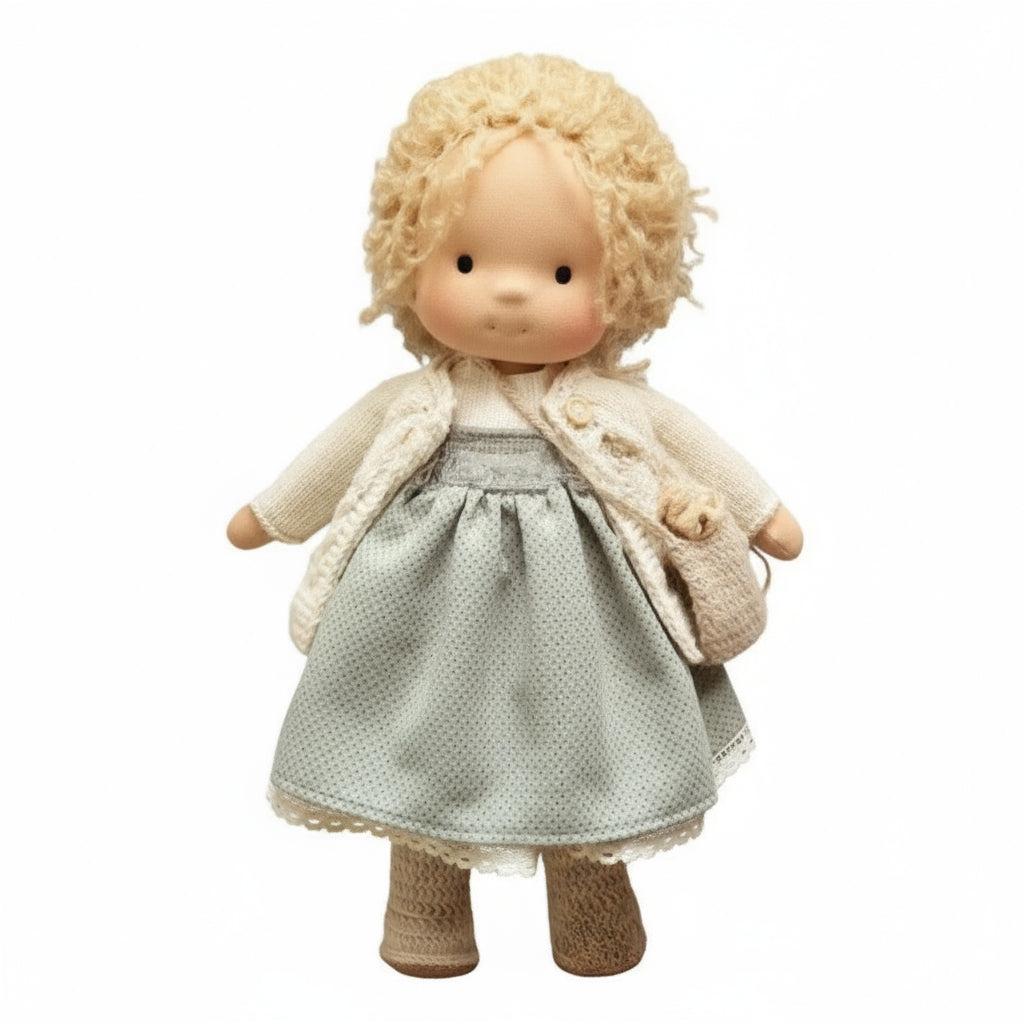 Aurelia Waldorf Cotton Doll For Creative Play And Storytelling