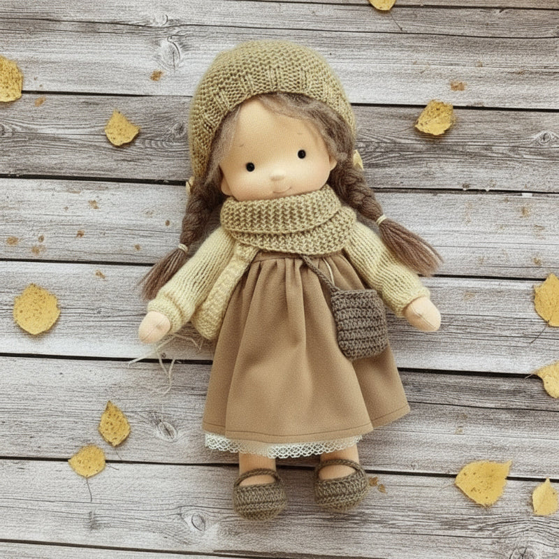 Aurelia Waldorf Cotton Doll For Creative Play And Storytelling