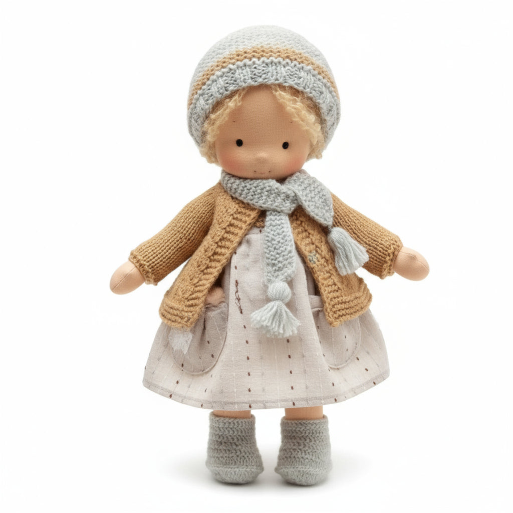 Aurelia Waldorf Cotton Doll For Creative Play And Storytelling
