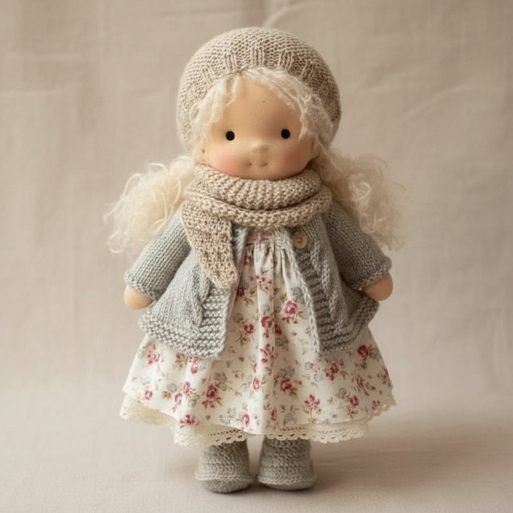 Aurelia Waldorf Cotton Doll For Creative Play And Storytelling