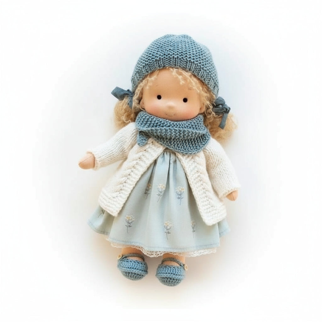 Aurelia Waldorf Cotton Doll For Creative Play And Storytelling