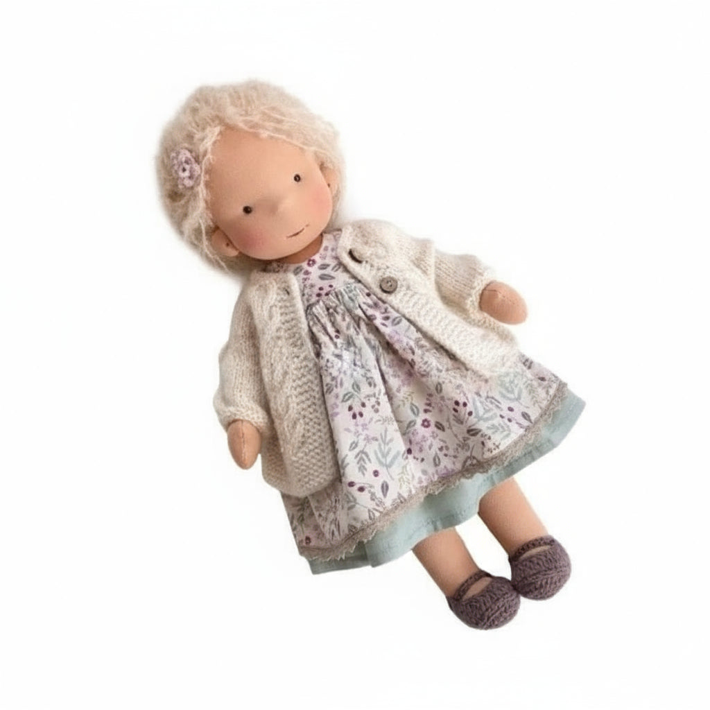 Aurelia Waldorf Cotton Doll For Creative Play And Storytelling