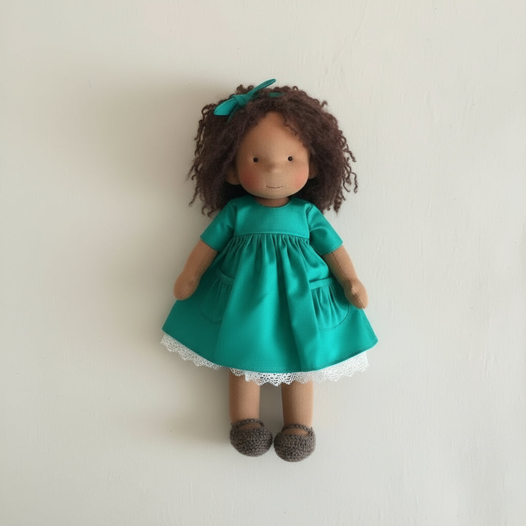 Aurelia Waldorf Cotton Doll For Creative Play And Storytelling