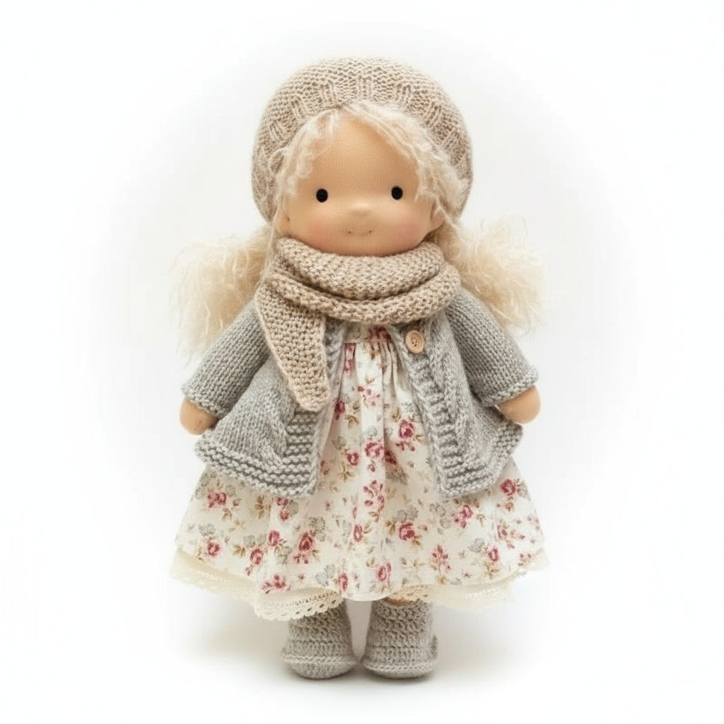 Aurelia Waldorf Cotton Doll For Creative Play And Storytelling