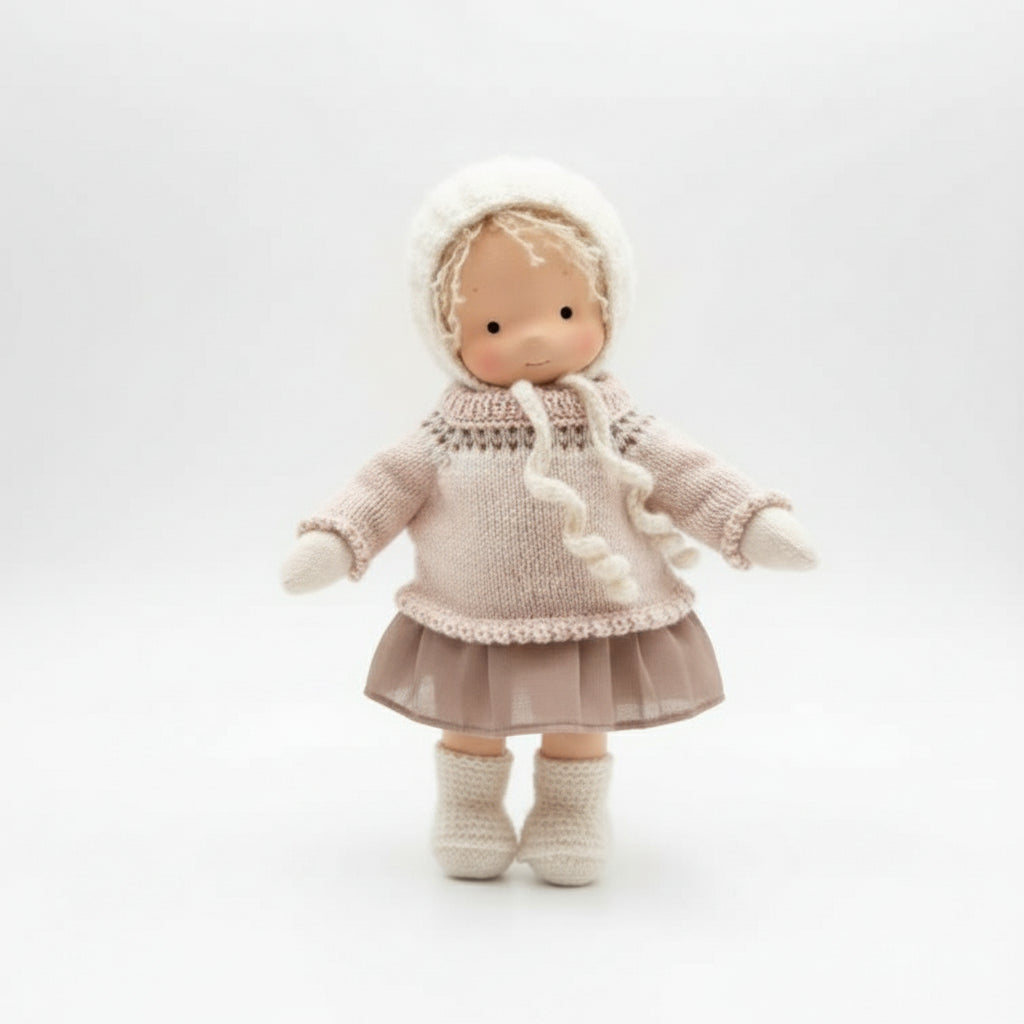Aurelia Waldorf Cotton Doll For Creative Play And Storytelling