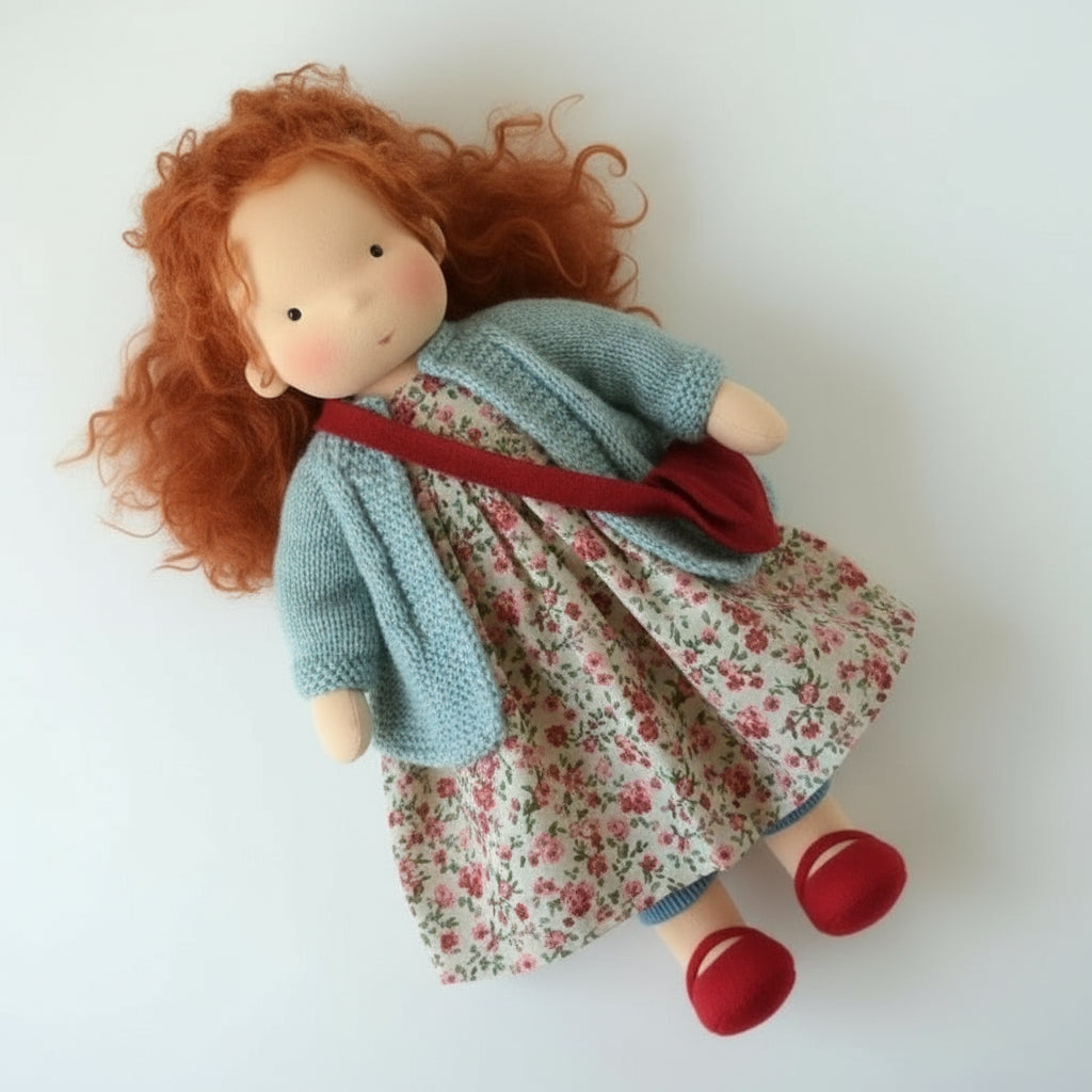 Aurelia Waldorf Cotton Doll For Creative Play And Storytelling