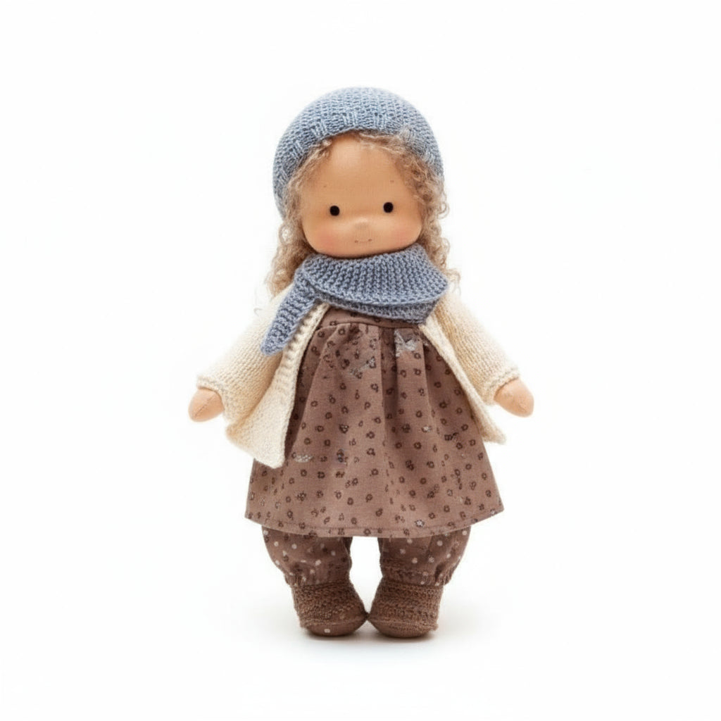 Aurelia Waldorf Cotton Doll For Creative Play And Storytelling