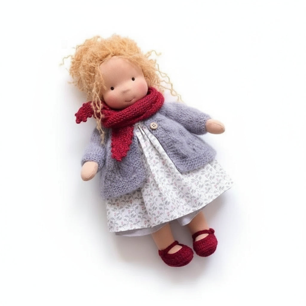 Aurelia Waldorf Cotton Doll For Creative Play And Storytelling