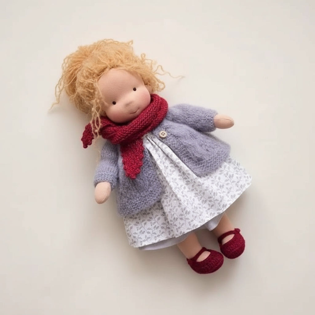 Aurelia Waldorf Cotton Doll For Creative Play And Storytelling
