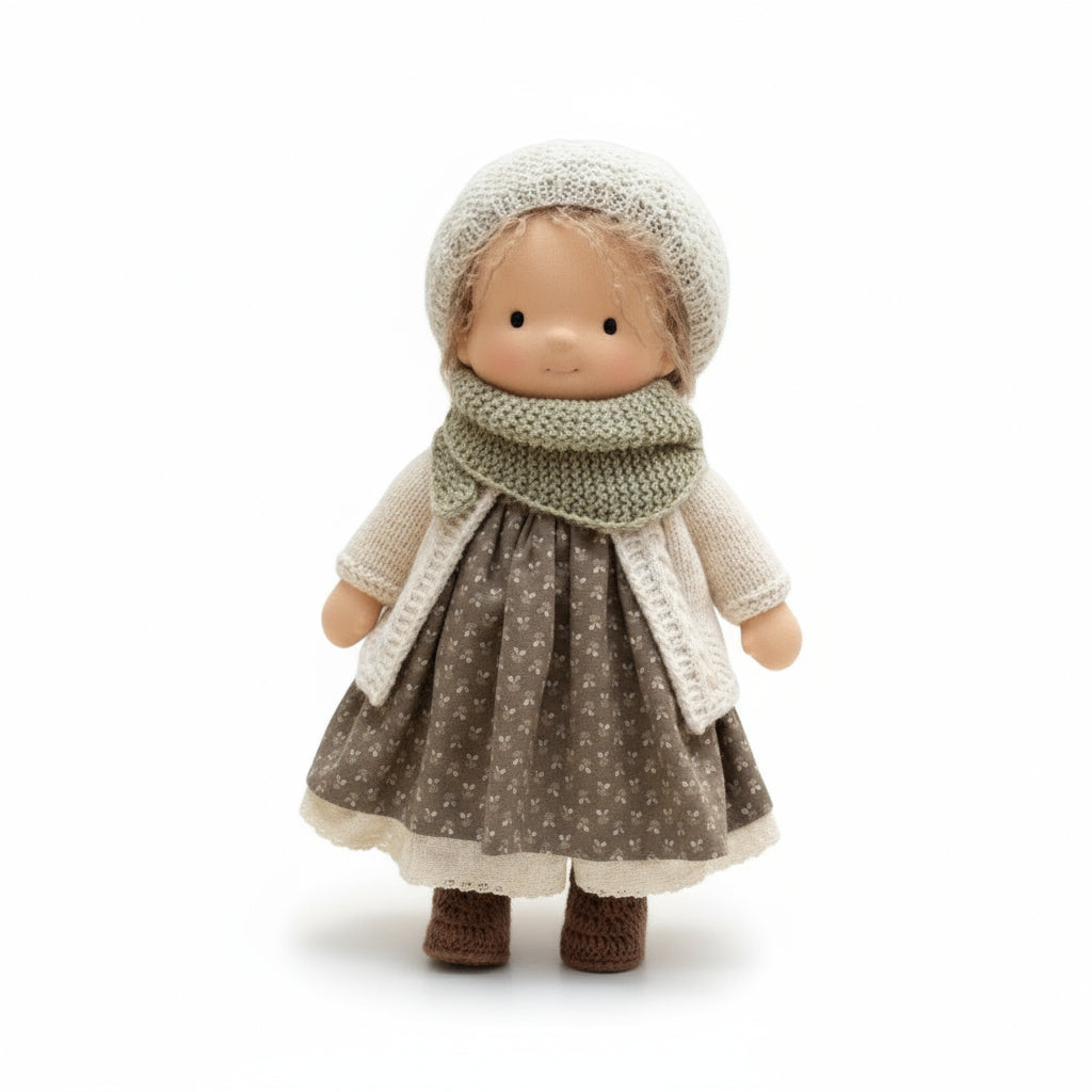 Aurelia Waldorf Cotton Doll For Creative Play And Storytelling
