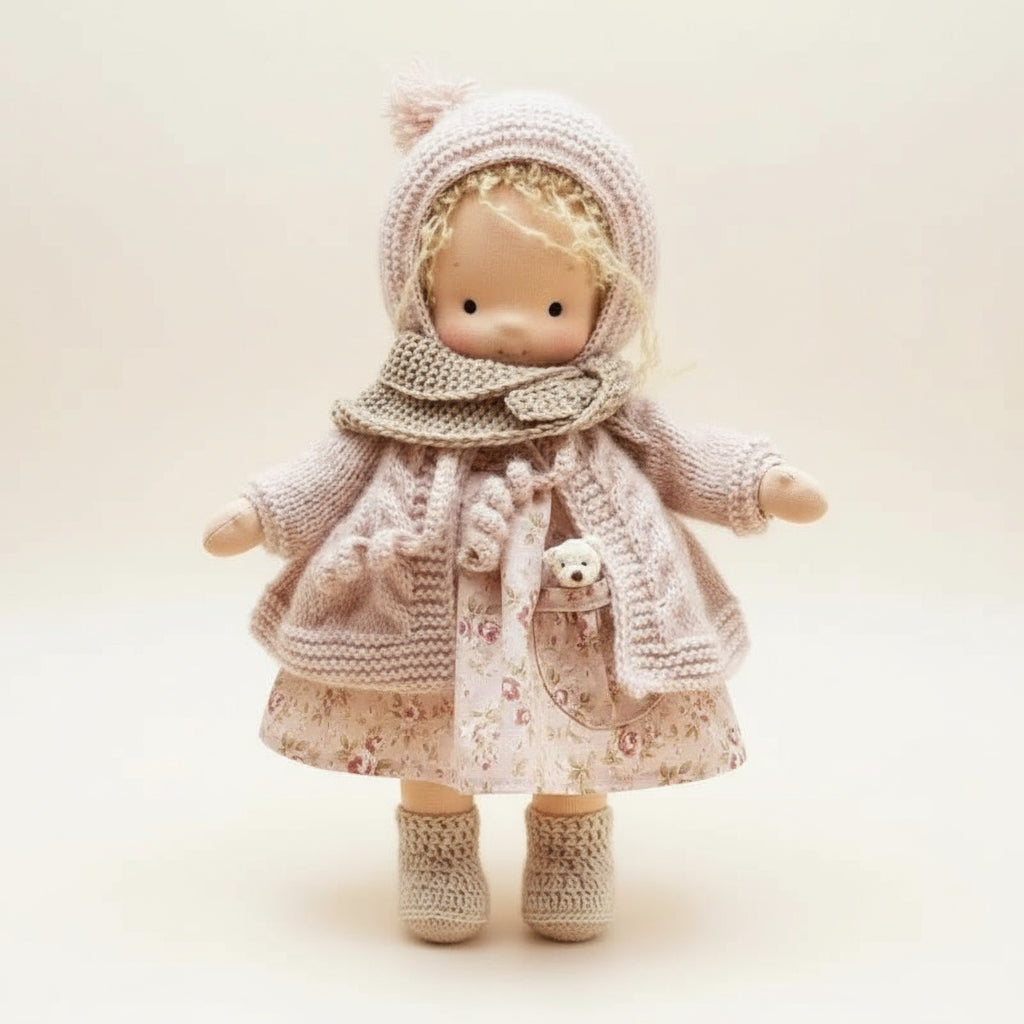 Aurelia Waldorf Cotton Doll For Creative Play And Storytelling