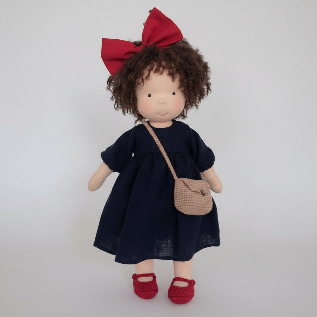 Aurelia Waldorf Cotton Doll For Creative Play And Storytelling