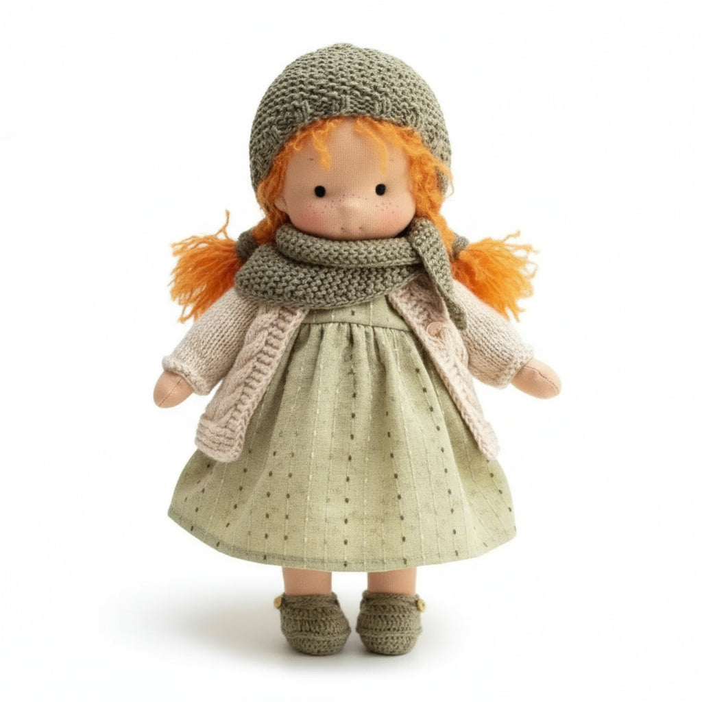 Aurelia Waldorf Cotton Doll For Creative Play And Storytelling
