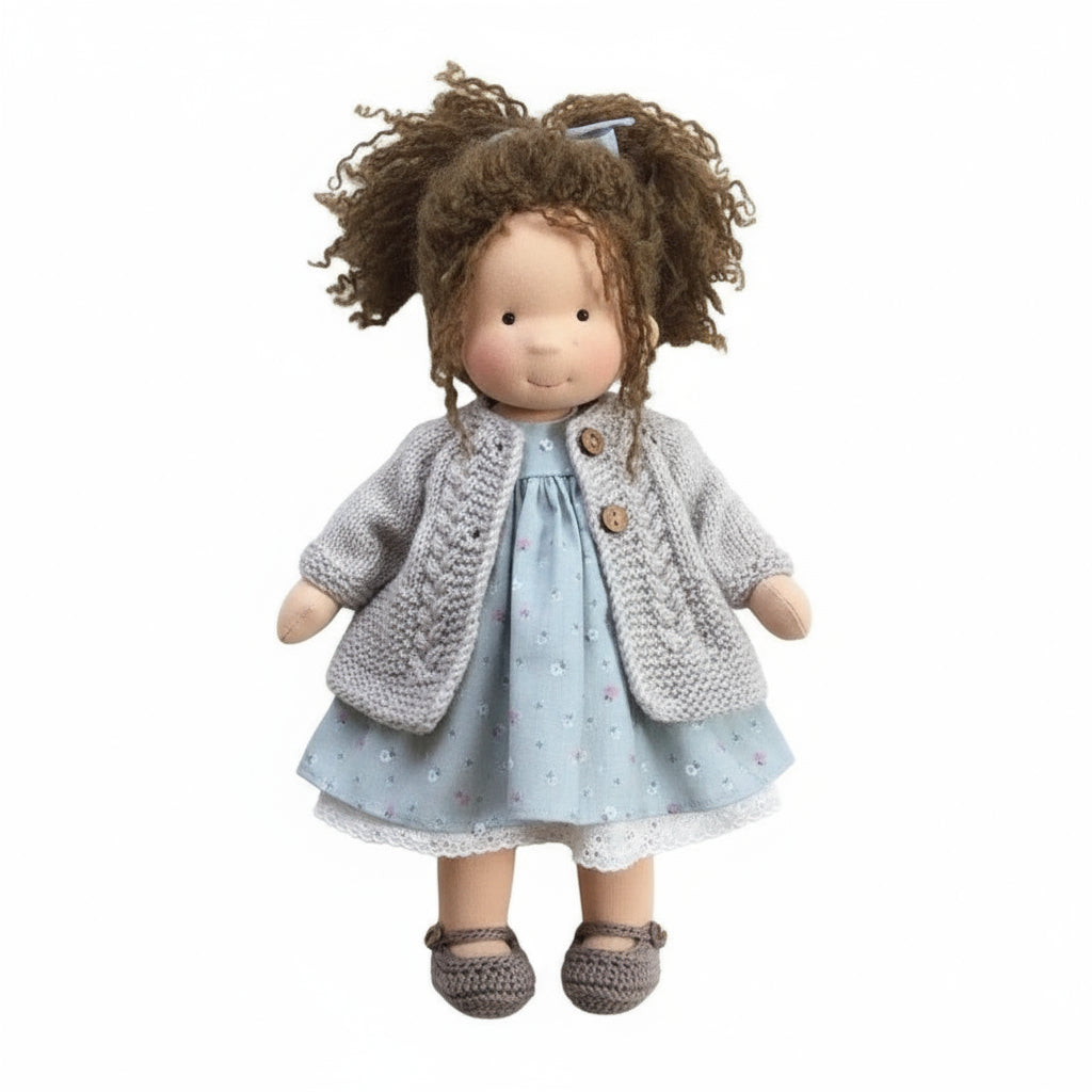 Aurelia Waldorf Cotton Doll For Creative Play And Storytelling