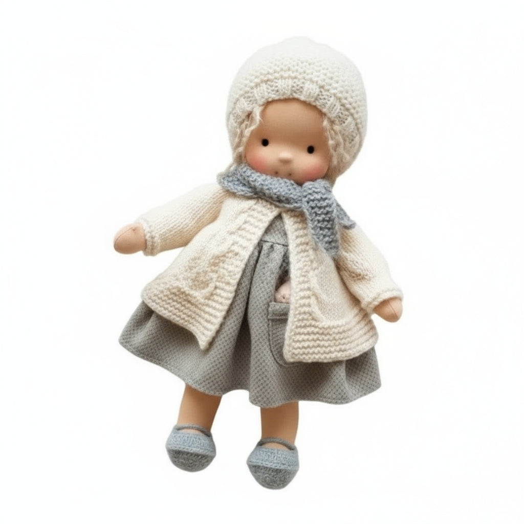 Aurelia Waldorf Cotton Doll For Creative Play And Storytelling