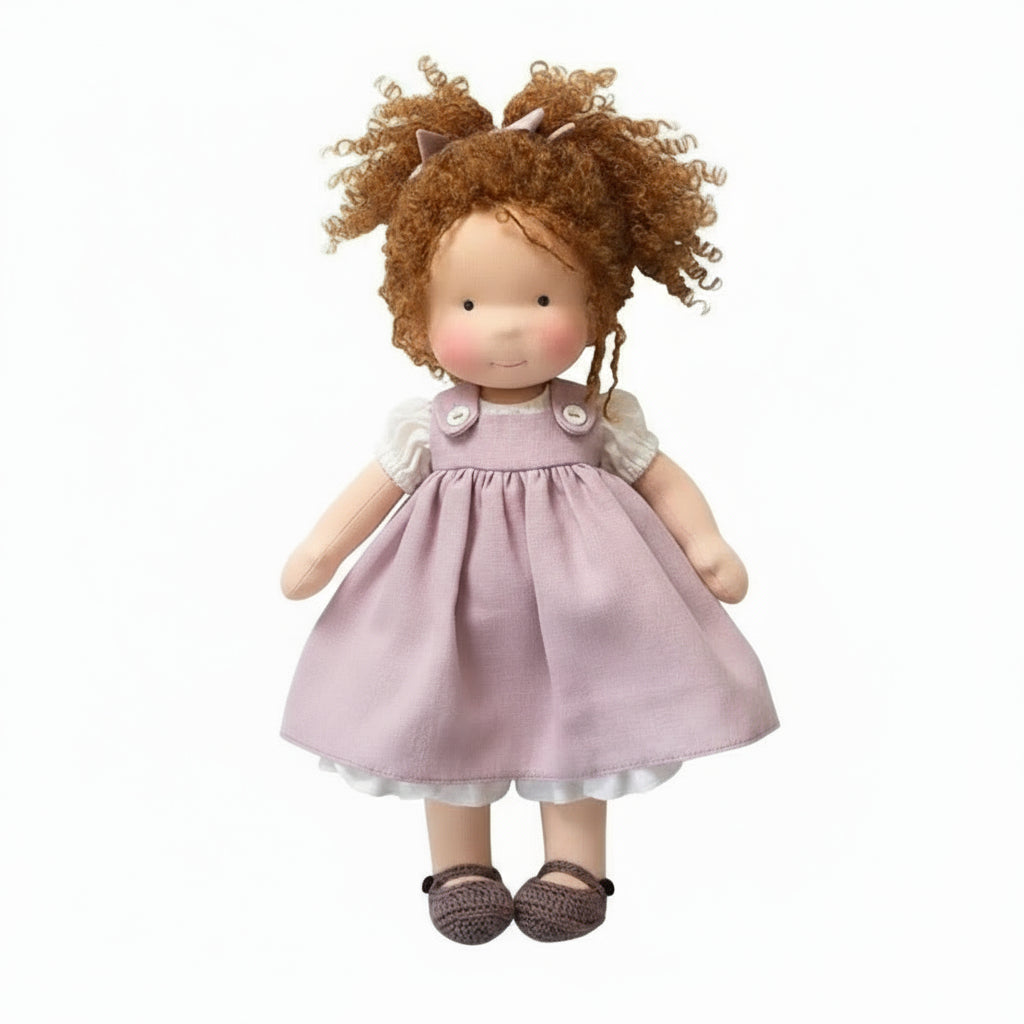 Aurelia Waldorf Cotton Doll For Creative Play And Storytelling