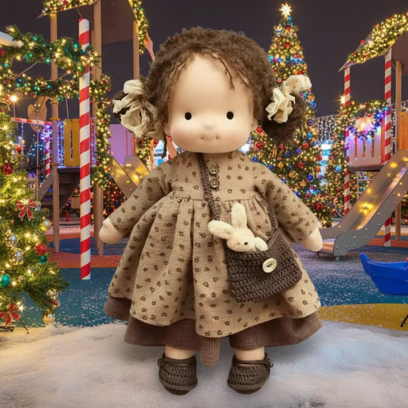 Aurelia Waldorf Cotton Doll For Creative Play And Storytelling