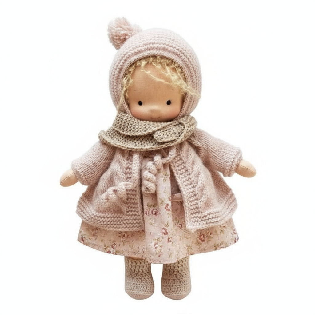 Aurelia Waldorf Cotton Doll For Creative Play And Storytelling