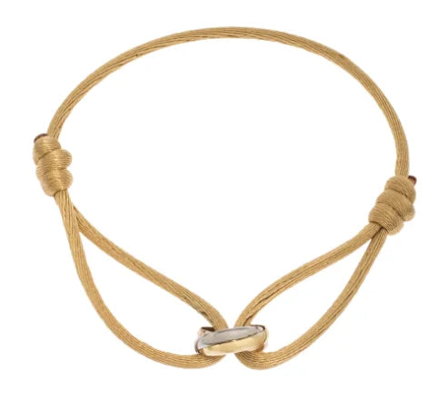 Minimalistický náramek s nekonečným přívěskem v růžovém zlatě