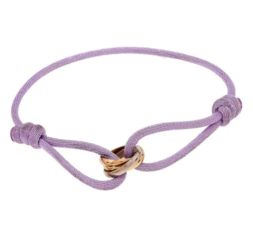 Minimalistický náramek s nekonečným přívěskem v růžovém zlatě
