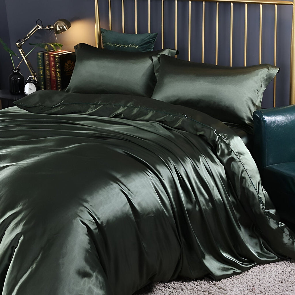 Luna Silk Copripiumino per Sonno Rinfrescante e Comfort Traspirante