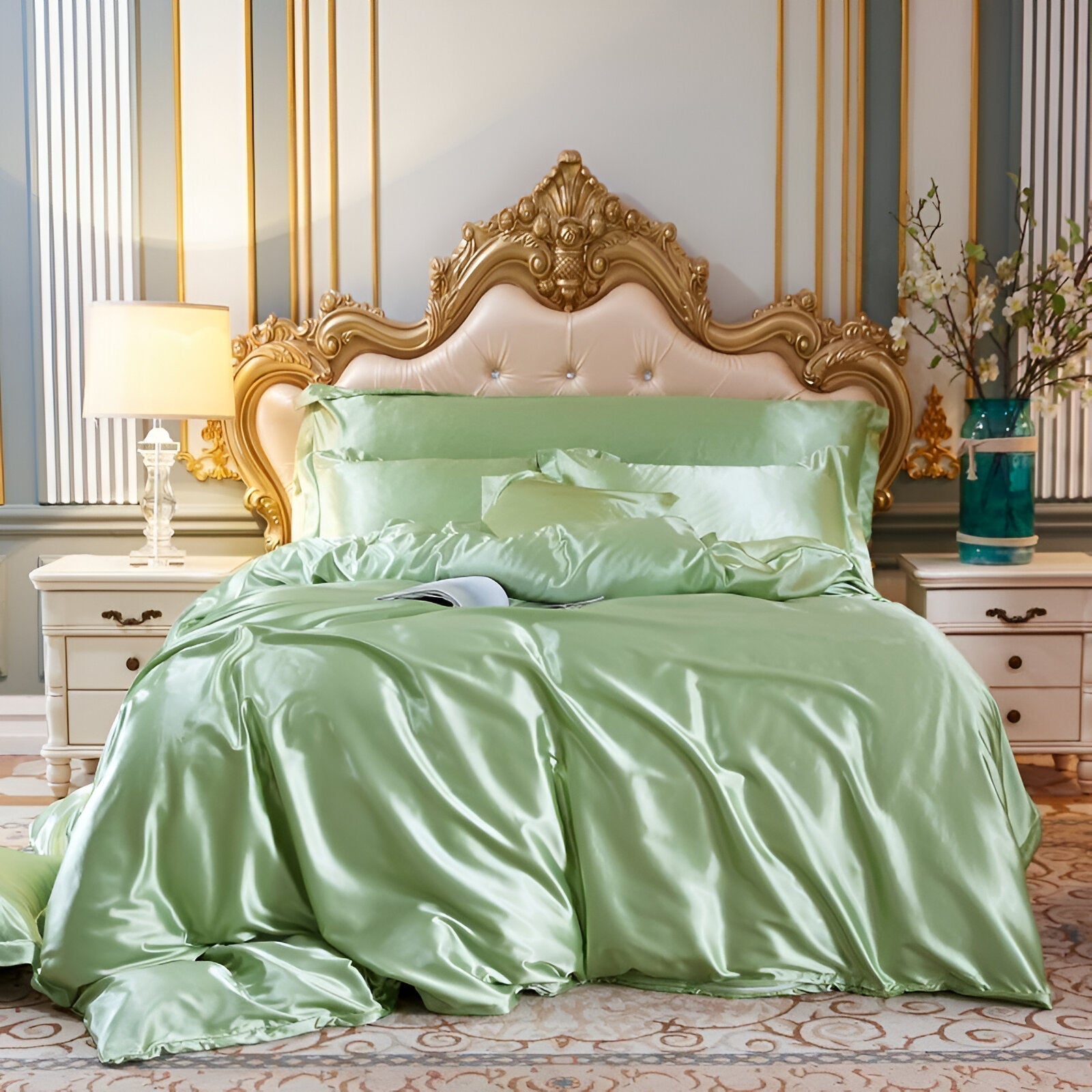 Luna Silk Copripiumino per Sonno Rinfrescante e Comfort Traspirante
