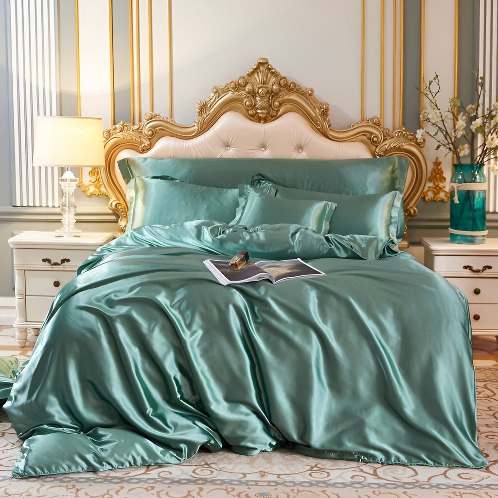 Luna Silk Copripiumino per Sonno Rinfrescante e Comfort Traspirante
