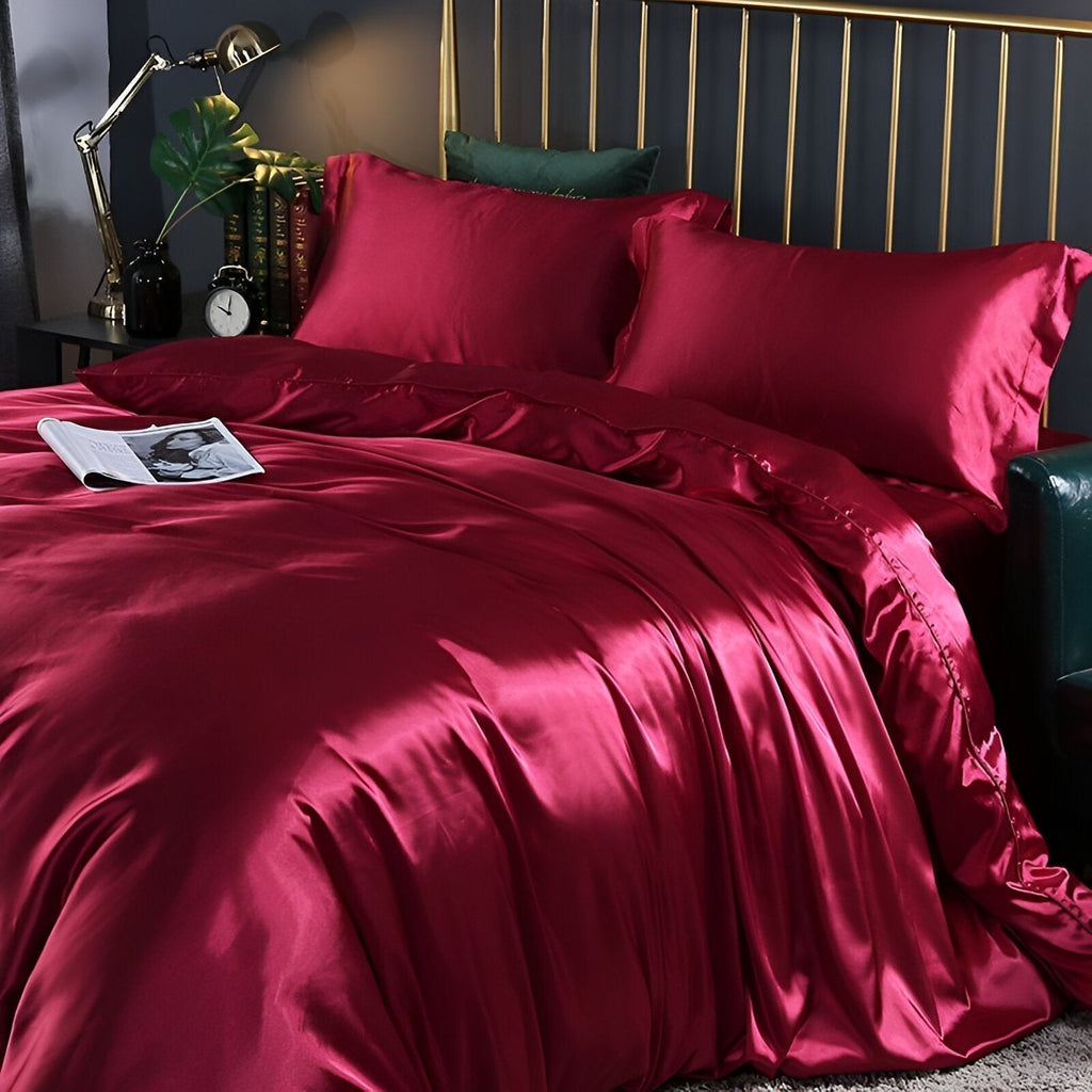 Luna Silk Copripiumino per Sonno Rinfrescante e Comfort Traspirante