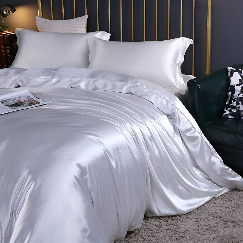 Luna Silk Copripiumino per Sonno Rinfrescante e Comfort Traspirante