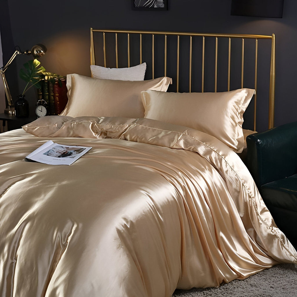 Luna Silk Copripiumino per Sonno Rinfrescante e Comfort Traspirante