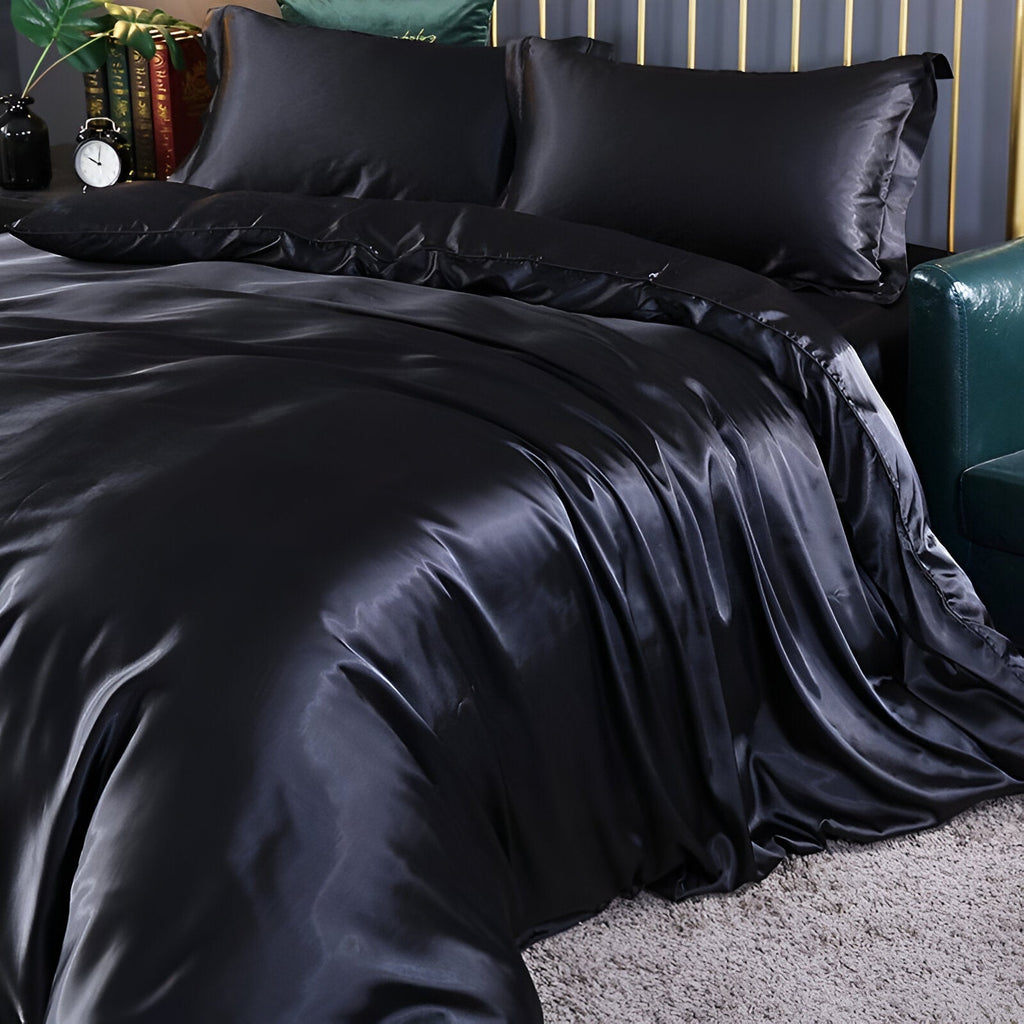 Luna Silk Copripiumino per Sonno Rinfrescante e Comfort Traspirante