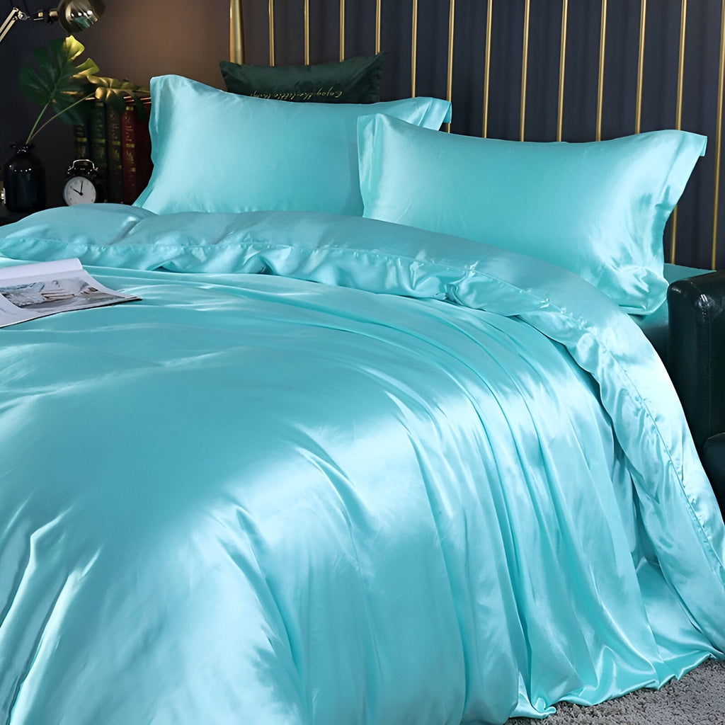 Luna Silk Copripiumino per Sonno Rinfrescante e Comfort Traspirante