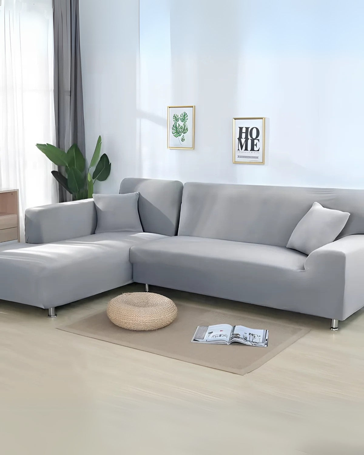 Copertura per divano elegante per divani modulari che si adatta a qualsiasi configurazione modulare