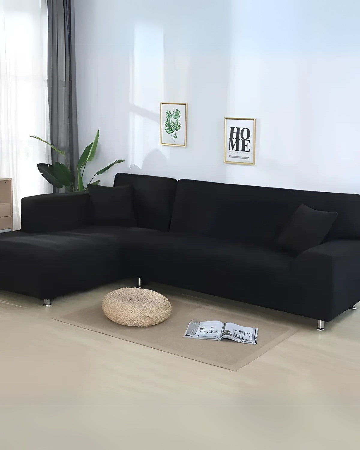 Copertura per divano elegante per divani modulari che si adatta a qualsiasi configurazione modulare