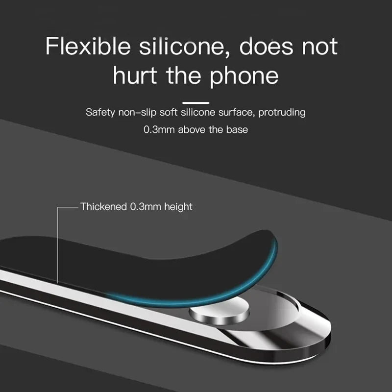 Suport Magnetic AeroGrip pentru Telefon cu Rotație de 360 de Grade pentru Mașină și Birou