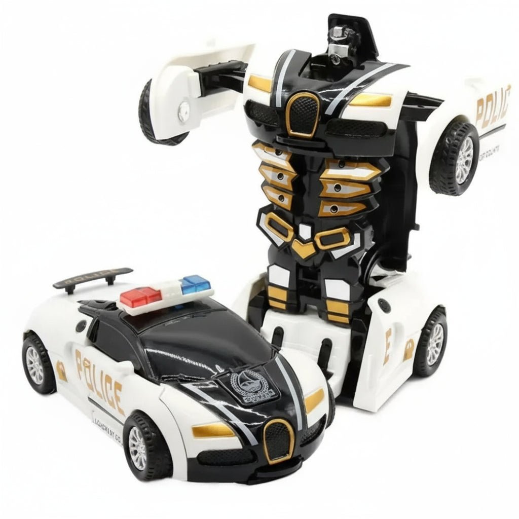 RoboNova Transformerbar Robot Sportsbil for Barn 2 i 1 STEM-leke