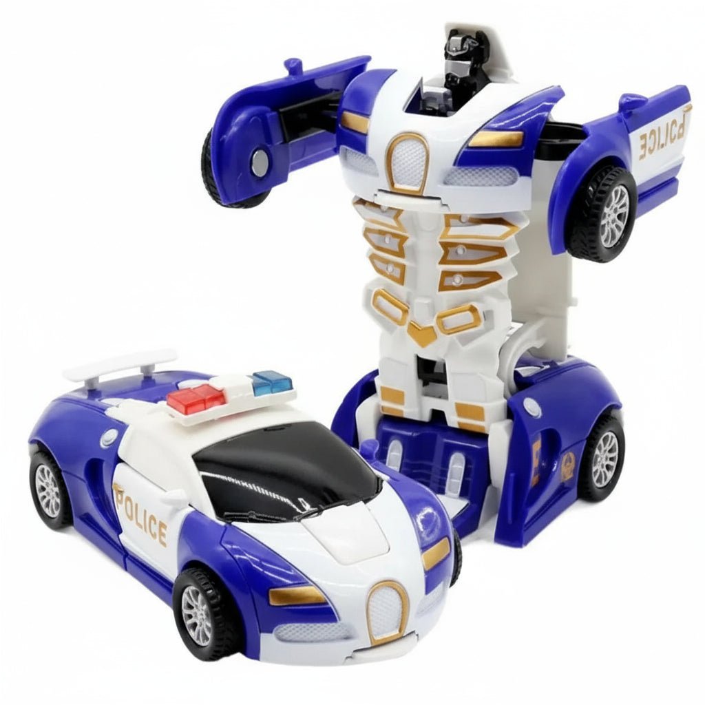 RoboNova Transformerbar Robot Sportsbil for Barn 2 i 1 STEM-leke