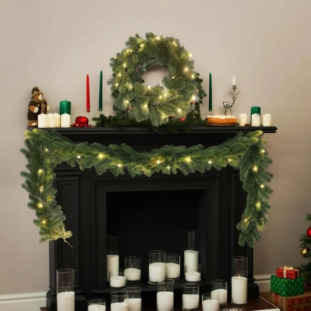 LumaWeave LED Christmas Wreath Radiates Gentle Holiday Warmth