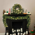 LumaWeave LED Christmas Wreath Radiates Gentle Holiday Warmth