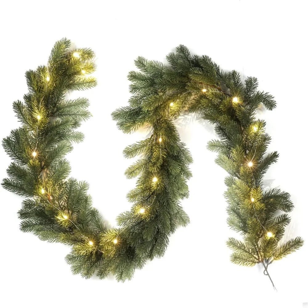 LumaWeave LED Christmas Wreath Radiates Gentle Holiday Warmth