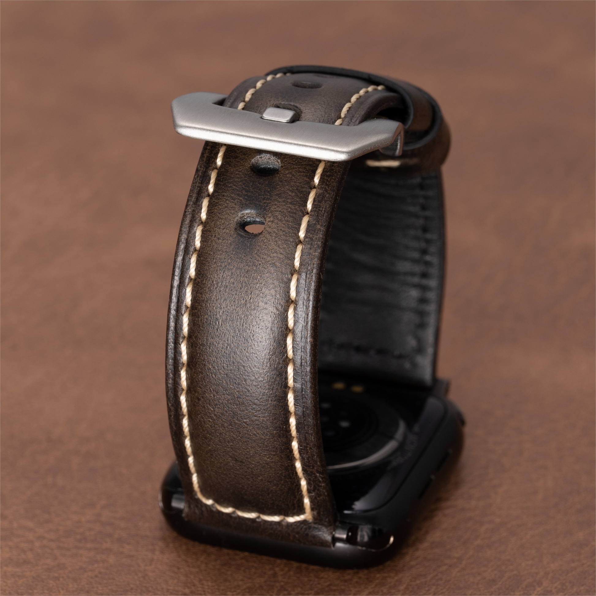 Astra Nappaleder Apple Watch Armband Italienisch 5,8 bis 8,5 Zoll