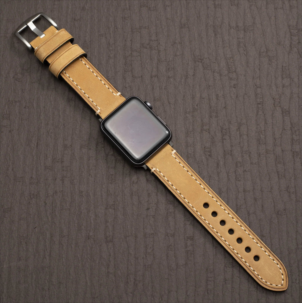 Lumen Włoski Pasek z Miękkiej Skóry Cielęcej z Wypełnieniem do Apple Watch