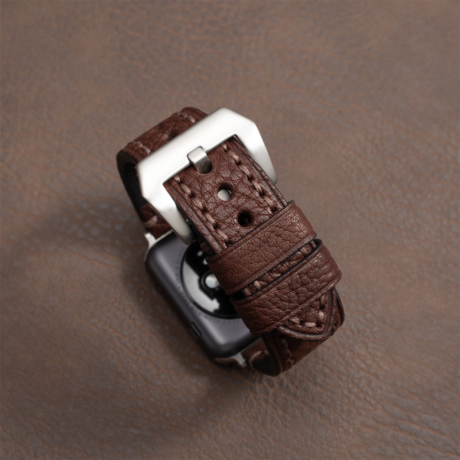 IronCrest Deri Kayış Apple Watch Tüm Seriler ve Ultra için
