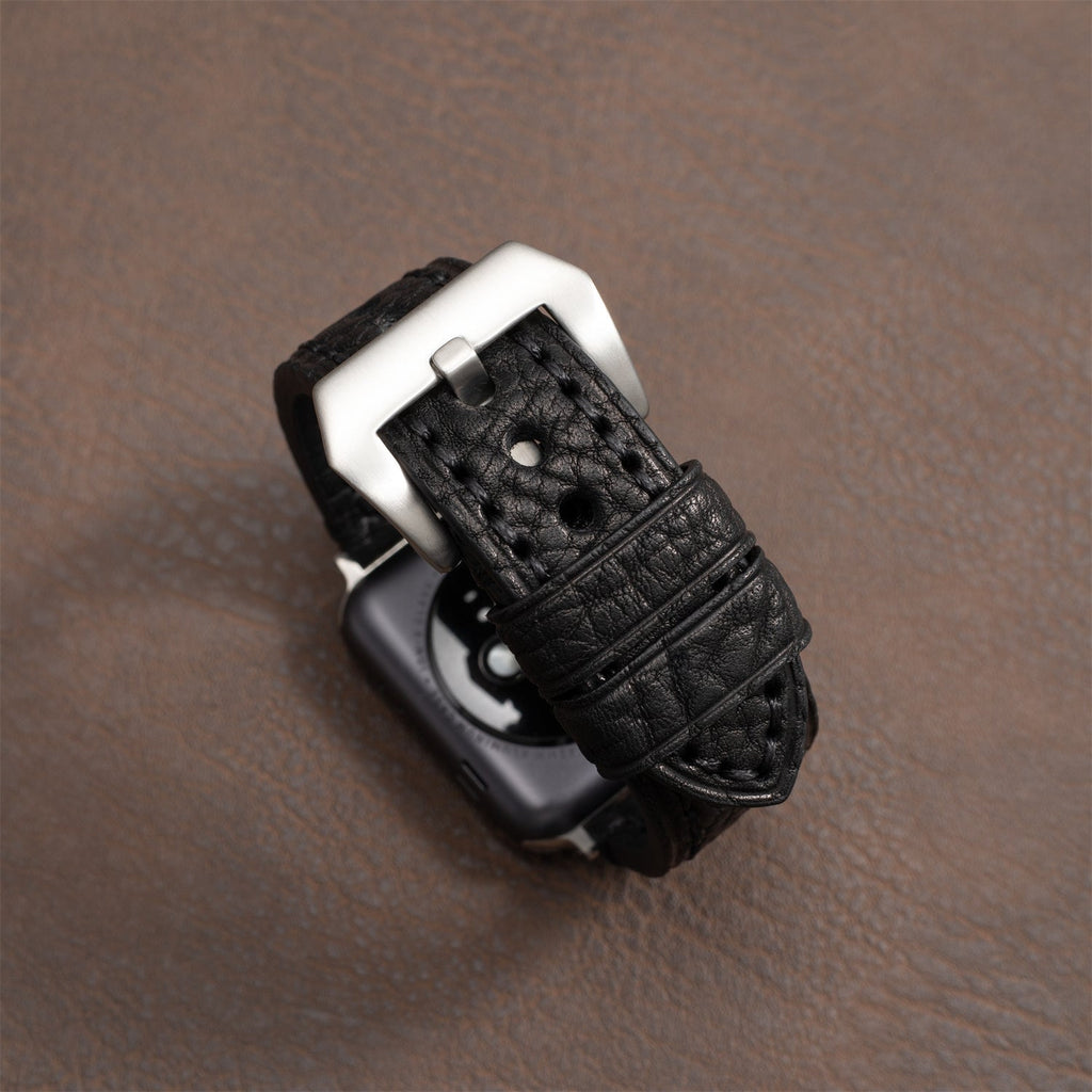 IronCrest Deri Kayış Apple Watch Tüm Seriler ve Ultra için
