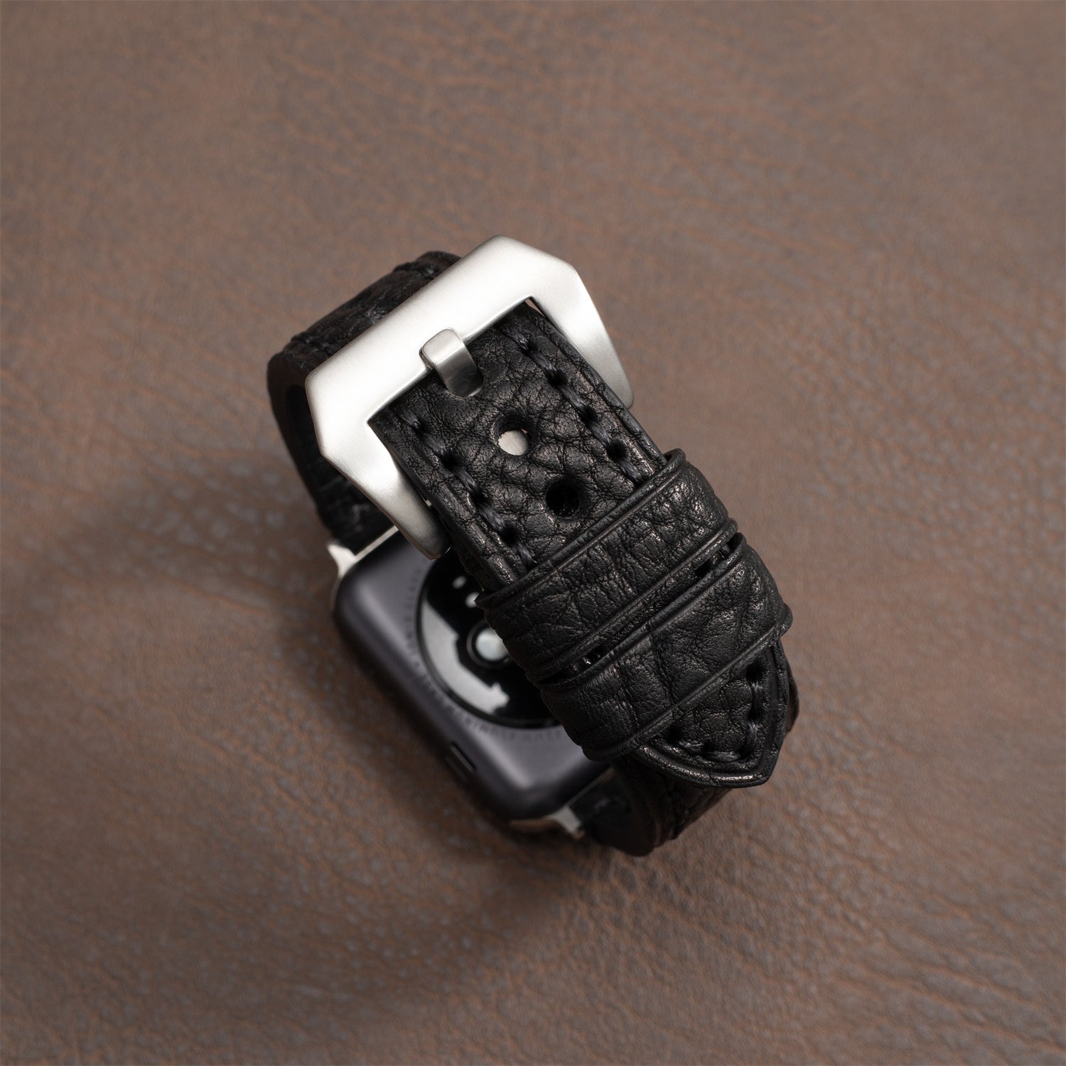 IronCrest Deri Kayış Apple Watch Tüm Seriler ve Ultra için